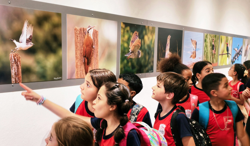 Alunos da rede municipal de ensino em visita ao Centro Cultural, 2024