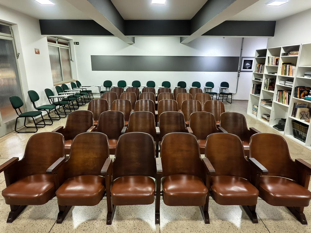 Auditório de palestras e cinema