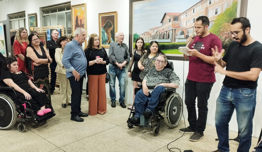 Exposição “Reencontro” do artista plástico Sérgio Nardini, seus alunos e convidados, 2024