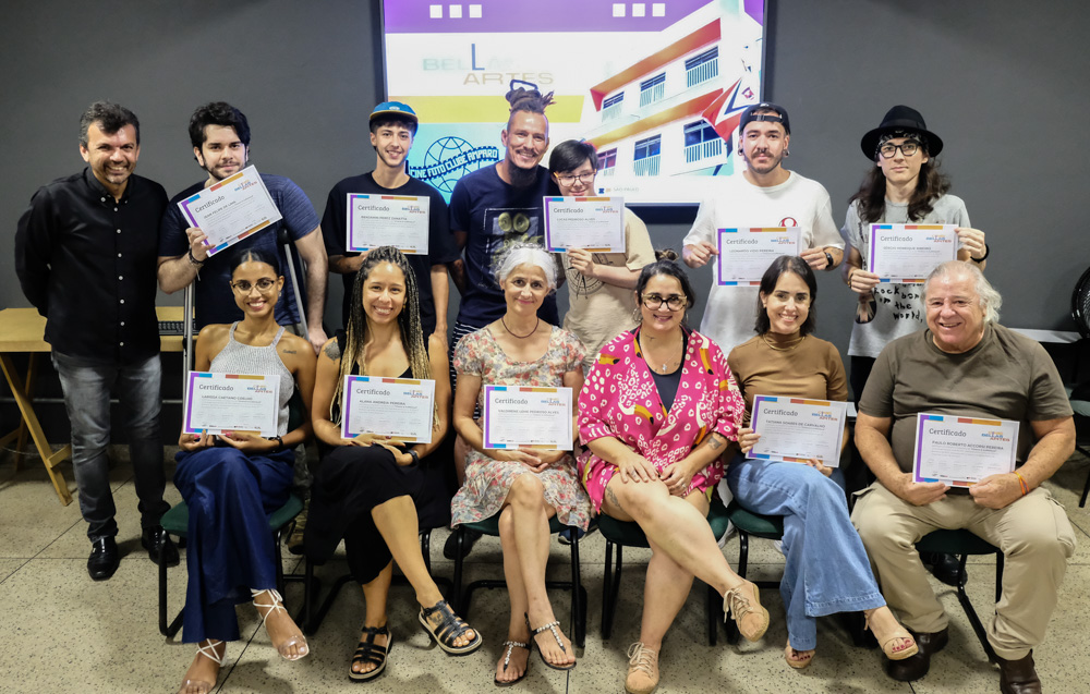 Formandos do curso de cinema e audiovisual, 2024