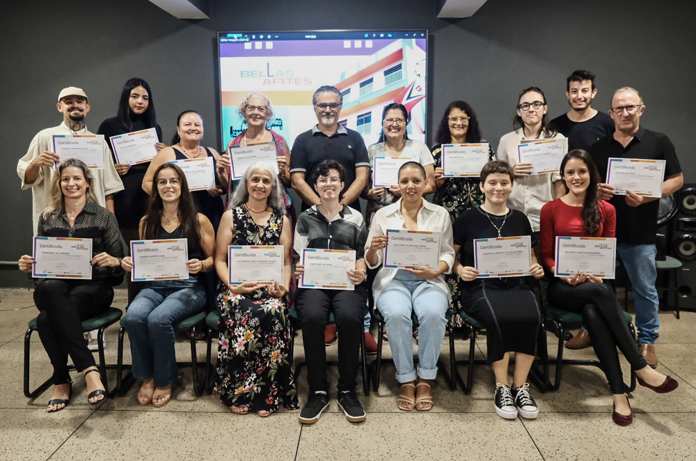 Formandos do curso de fotografia, 2024